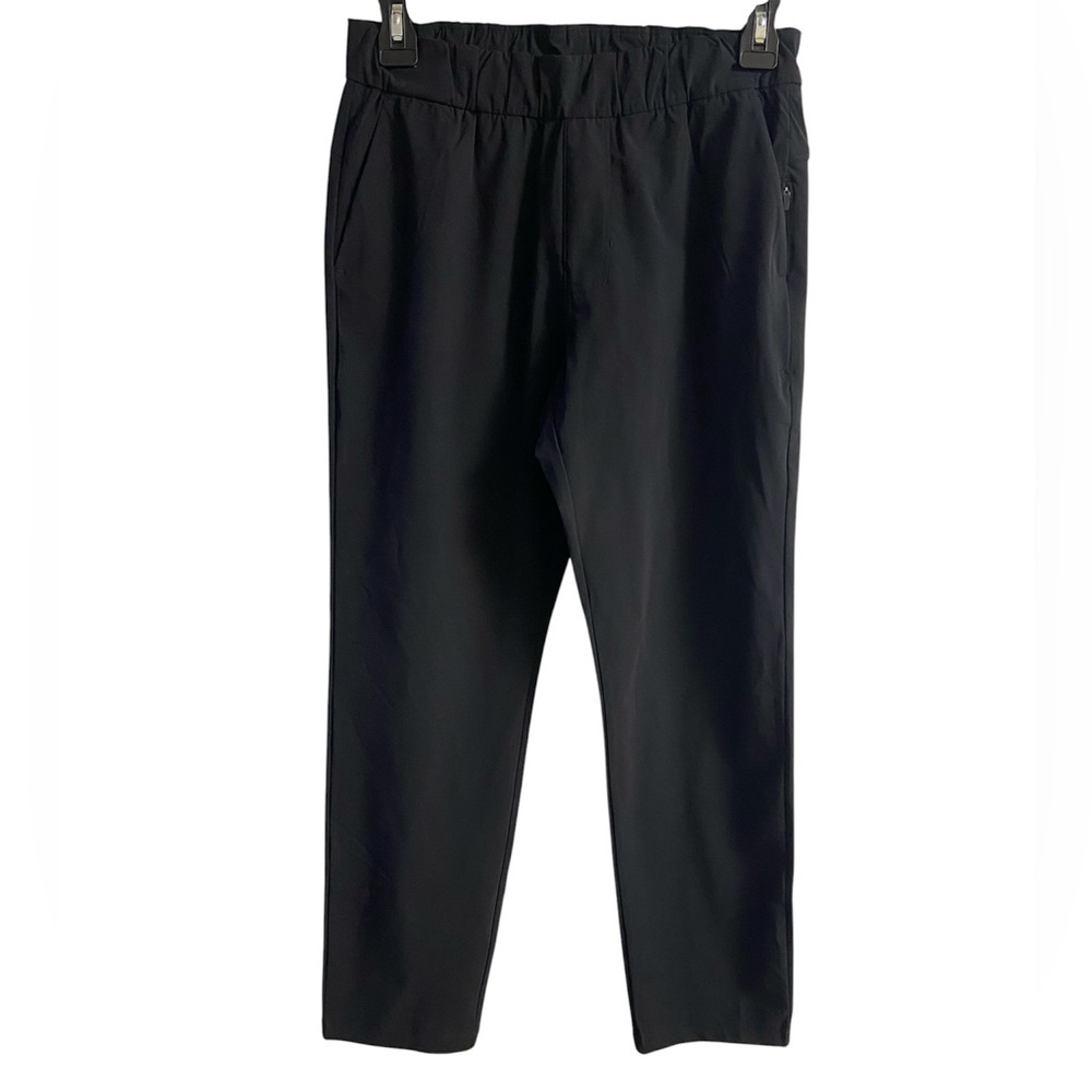 Vuori black athletic pants ankle elastic waist Women XS NWOT